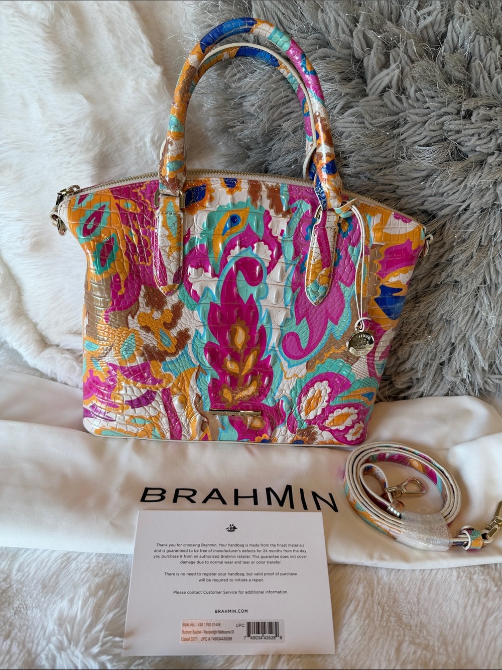 NWT Brahmin Duxbury satchel
